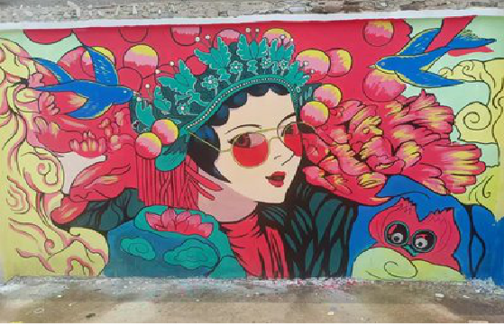 永善墙体彩绘-网红墙