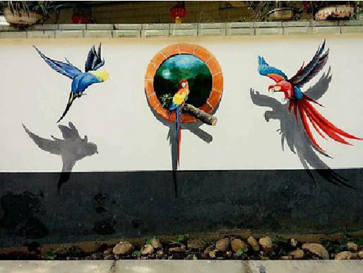 永善视觉错位-3D墙绘设计