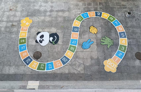 永善地面游戏彩绘