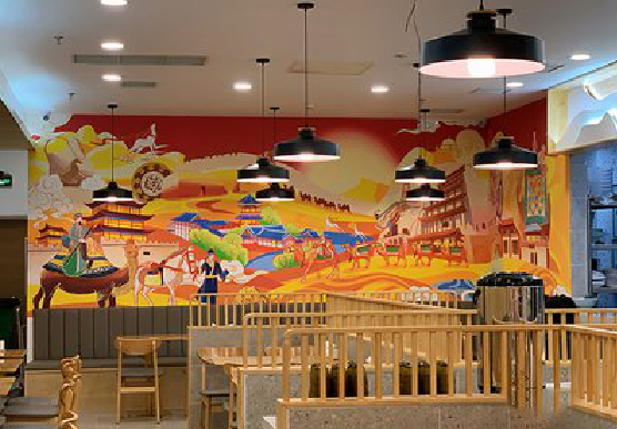 永善商业空间彩绘介绍。