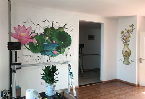 永善墙体彩绘相比墙纸的优势。